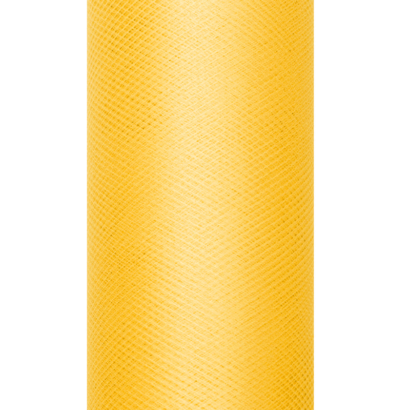 Dekostoff Tüll 0,15m x 9m Gelb