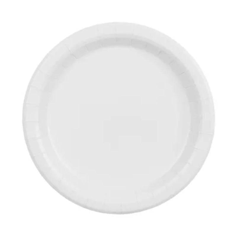 Pappteller 23cm/6 Stk. | Unifarben