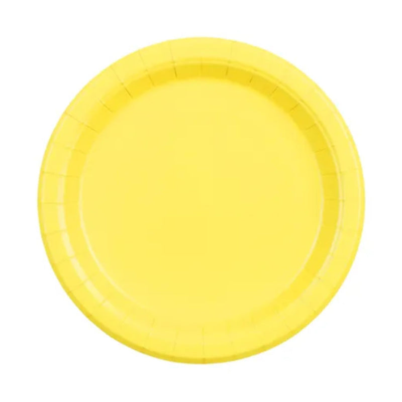 Pappteller 23cm/6 Stk. | Unifarben