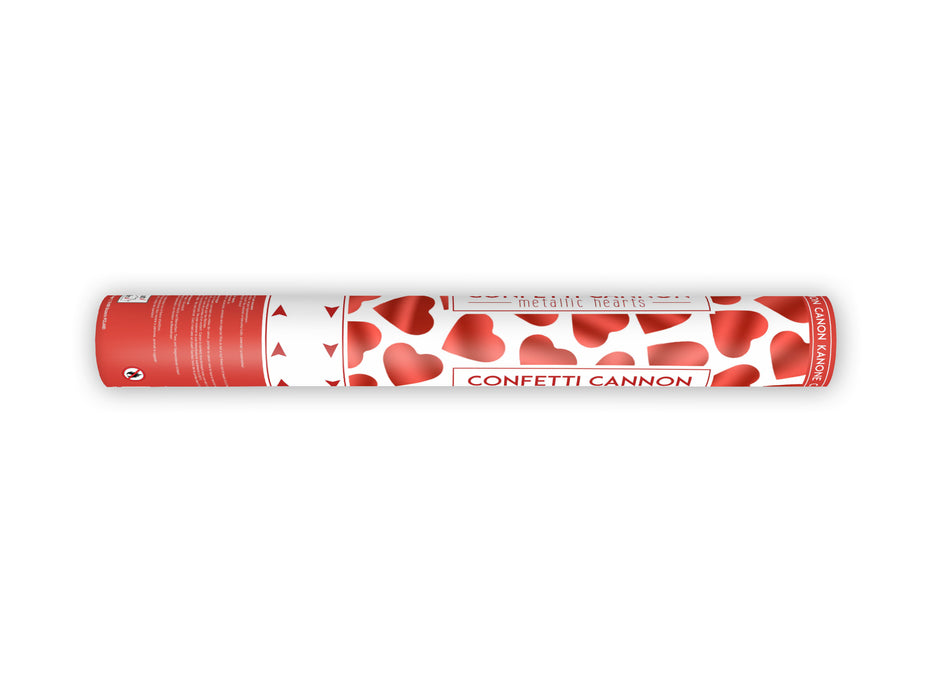 Konfettishooter Herzchen 40cm Rot