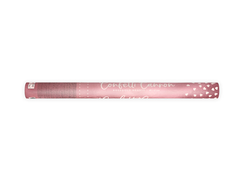 Konfettishooter Herzen Rosegold 60cm