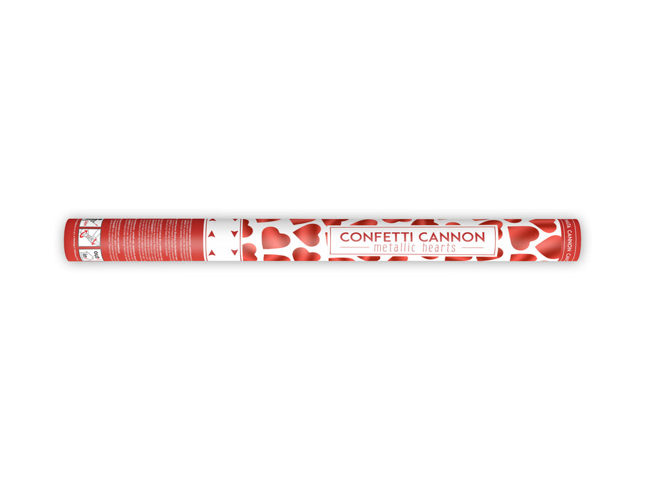 Konfettishooter Herzchen 60cm Rot