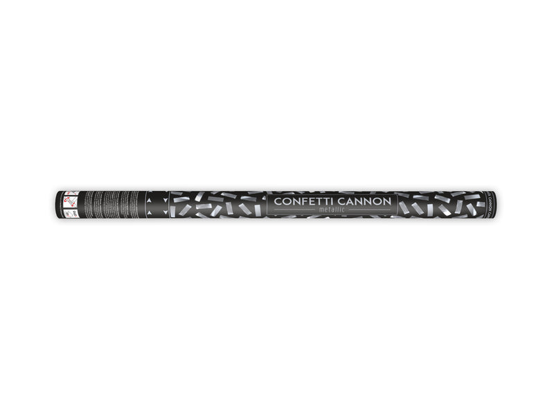 Konfettishooter Silber 80cm