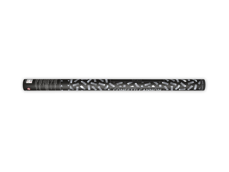 Konfettishooter Silber 80cm