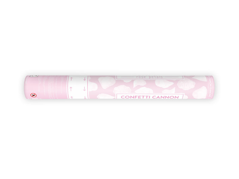 Konfettishooter Rosenblätter Weiß 60cm