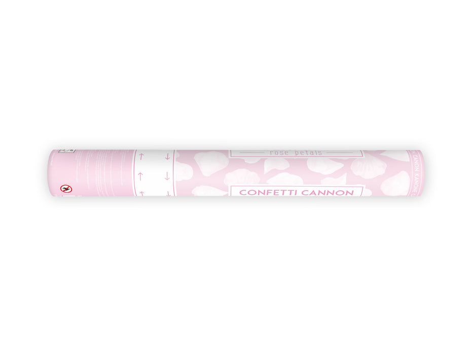 Konfettishooter Rosenblätter Weiß 60cm