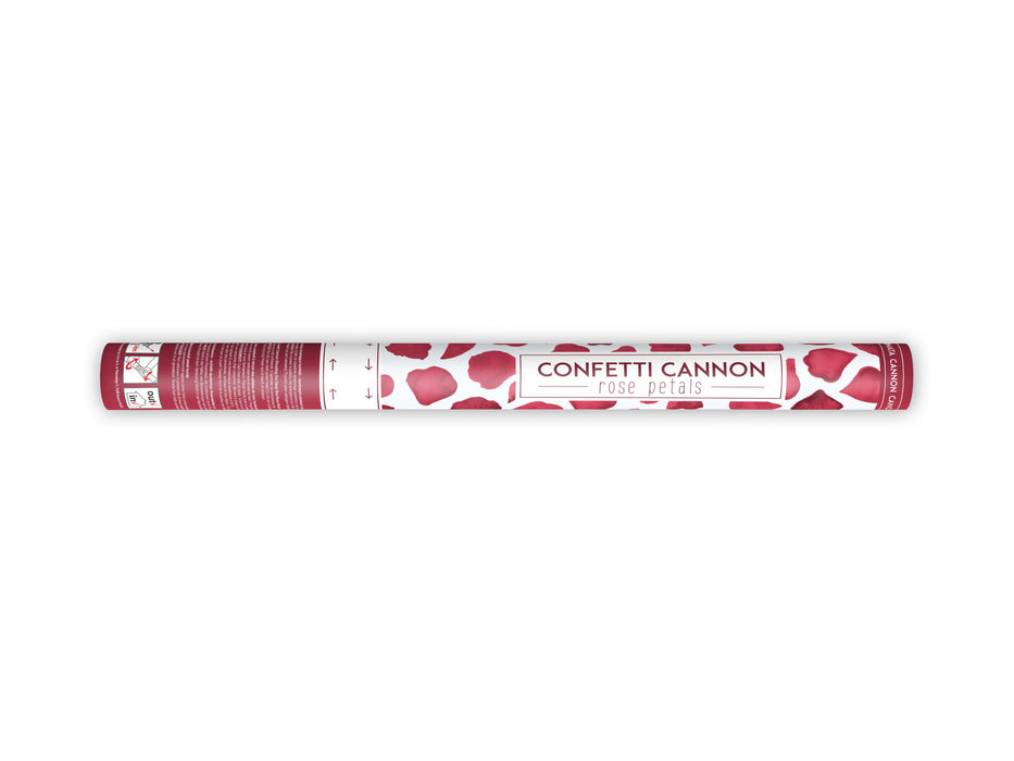Konfettishooter Rosenblätter Rot 80cm