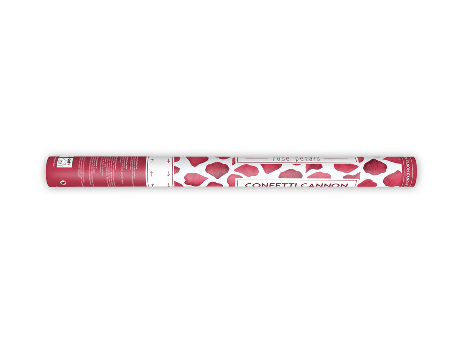 Konfettishooter Rosenblätter Rot 80cm