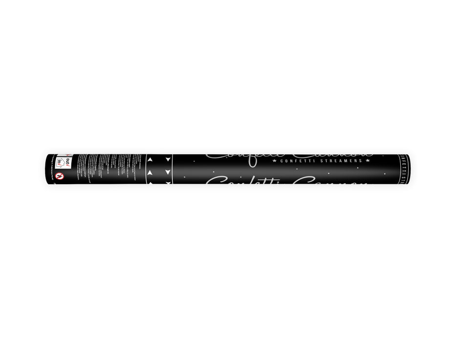 Konfettishooter Locken Silber 60cm