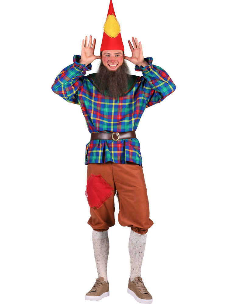 Zwergen Kostüm "Kobold" für Herren | Lustige Wichtel Verkleidung