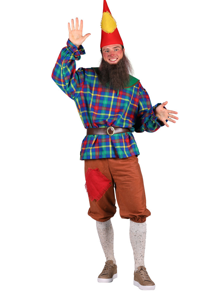 Zwergen Kostüm "Kobold" für Herren | Lustige Wichtel Verkleidung