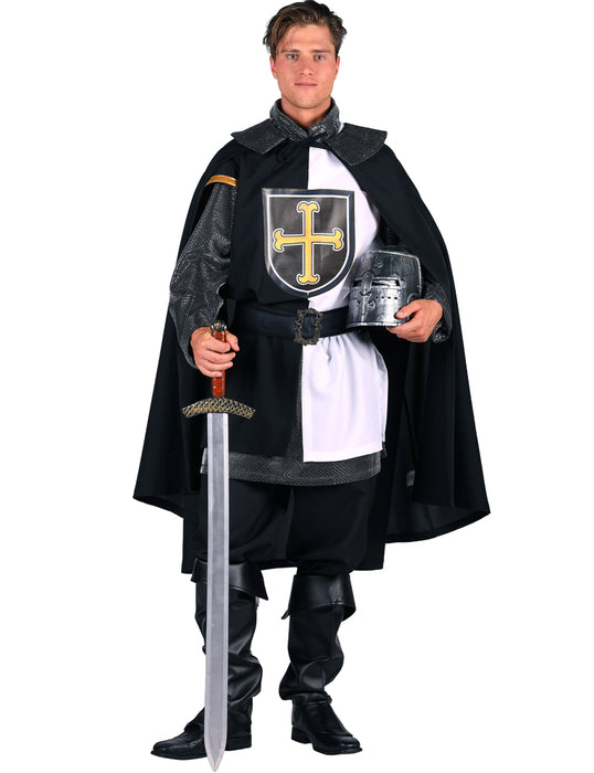 Ritter Kostüm "Ironheart" für Herren | Schwarz Weiß