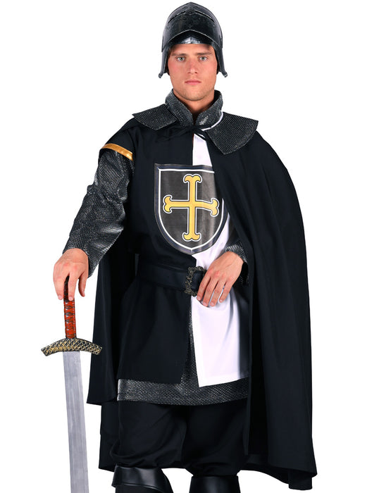 Ritter Kostüm "Ironheart" für Herren | Schwarz Weiß