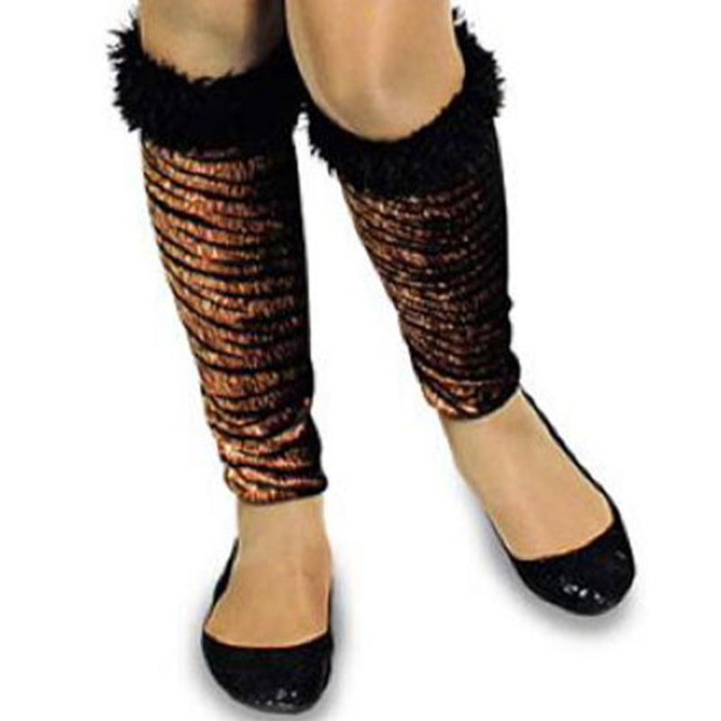 Tiger Tierkostüm für Damen | Kleid mit Stulpen