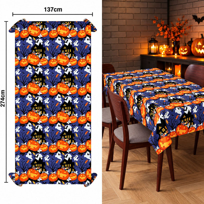 Halloween "Kürbisse" | Papier Tischdecke 137x274cm