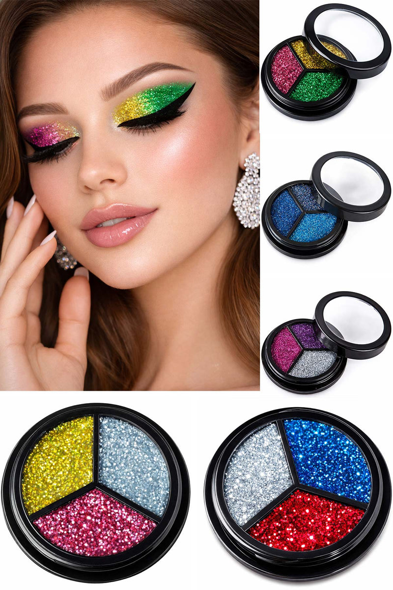 Jofrika Trio Glitter Make-up
