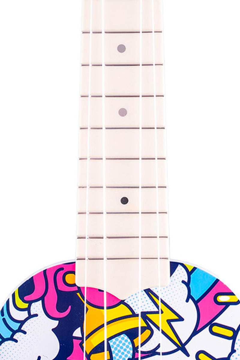 Ukulele "Graffiti" 17,5x7x53cm | Mehrfarbig