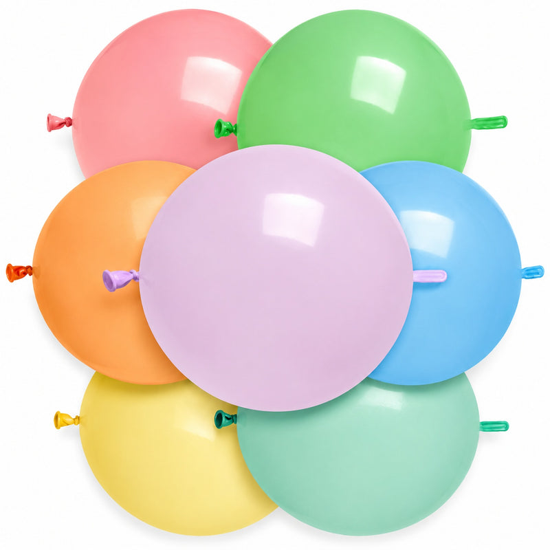 Latexballon 33 cm Verbindungsballon Macaron sortiert #929300 | 50 Stück