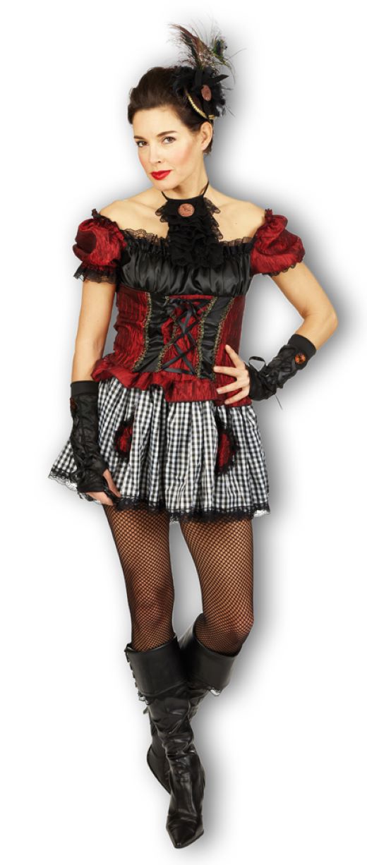 Burlesque Piratin Kleid Victoria - Sexy Piratenkostüm für Damen