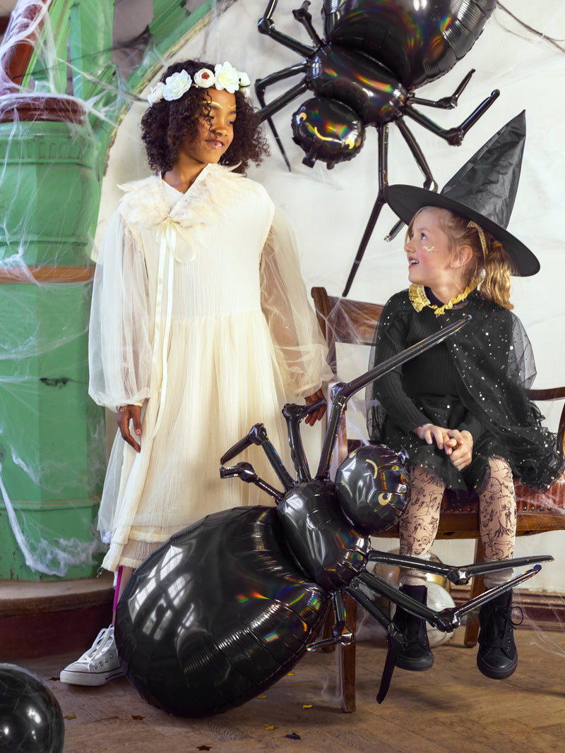 Haarreif Blumenkranz Krone 17 cm weiß