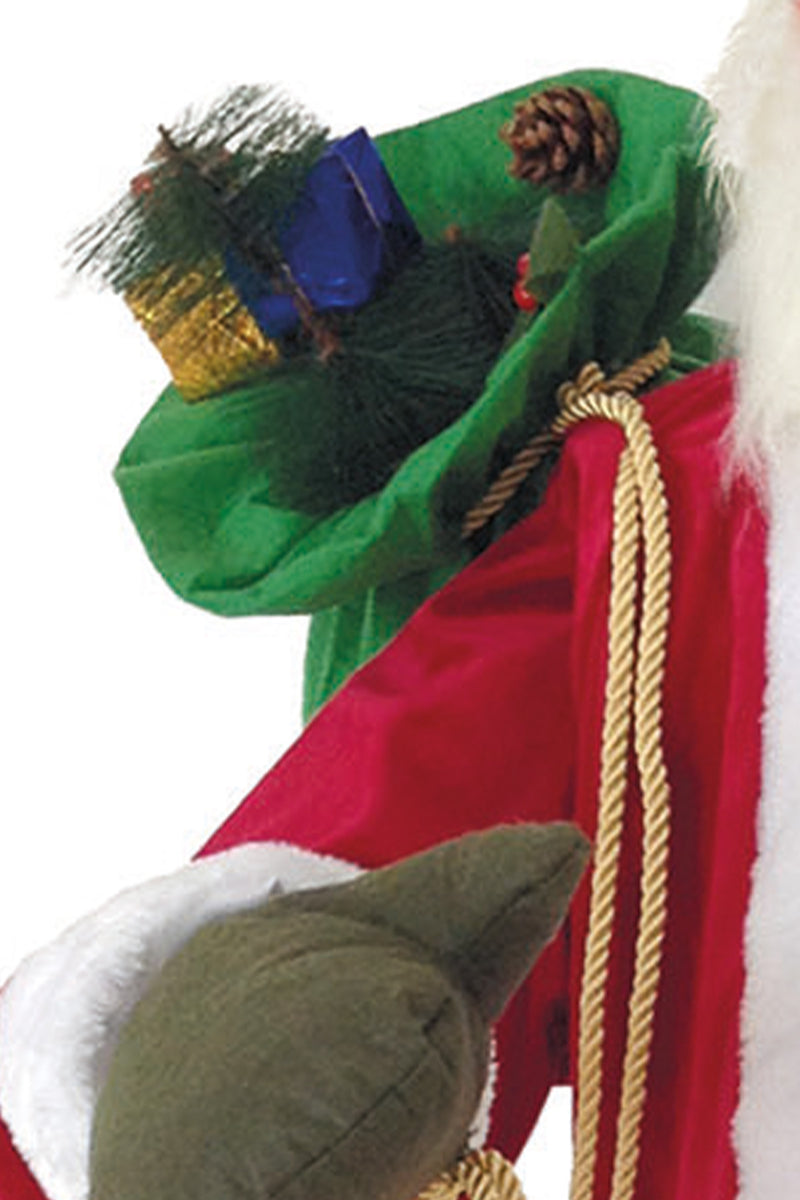 Dekofigur Weihnachtsmann - animiert mit Bewegung und  Ton | 180 cm