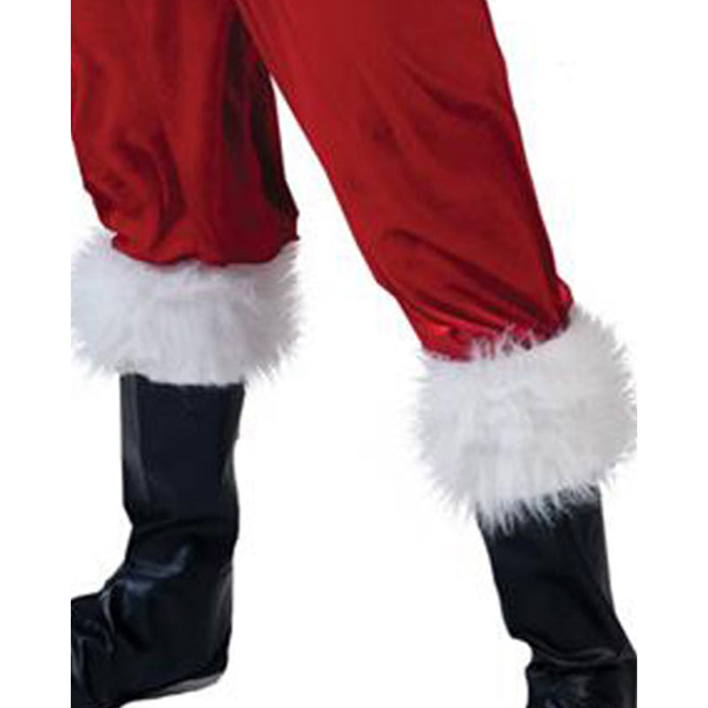 Weihnachtsmann Nikolaus Kostüm aus Samt | Rot