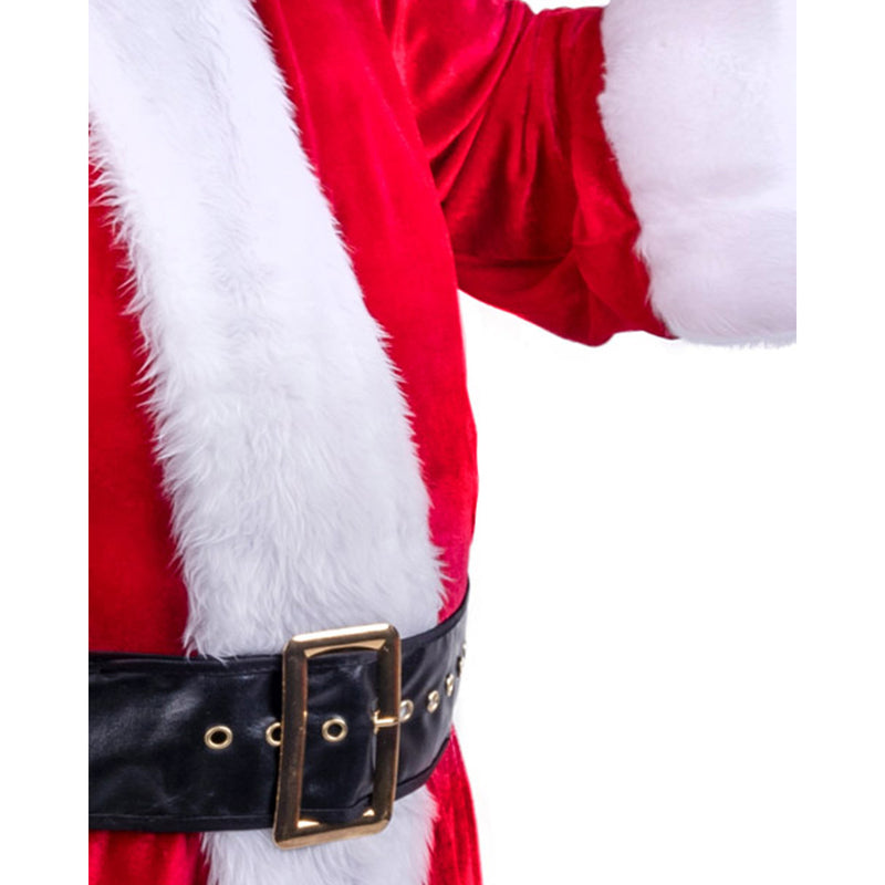 Nikolaus Weihnachtsmann Kostüm Set 3-tlg. | Rot Weiß