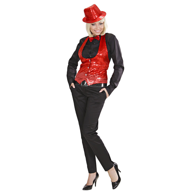 Glitzer Lack Gürtel für Erwachsene 120 x 5,5 cm | Schwarz
