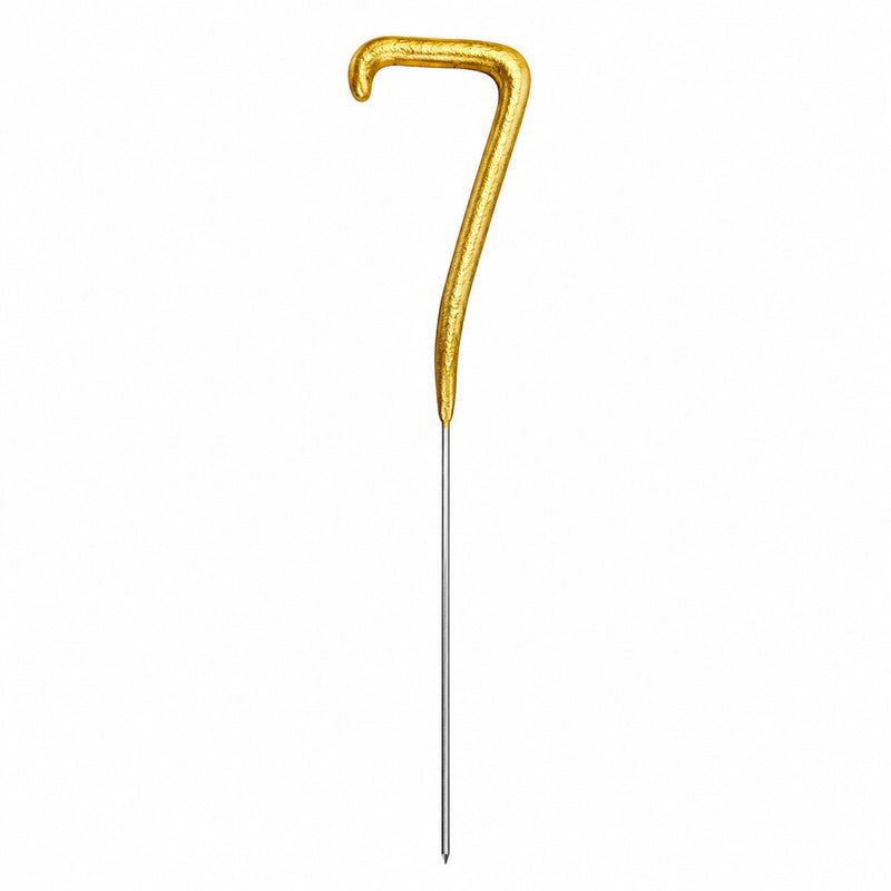 Zahlen Wunderkerze 15 cm | Gold