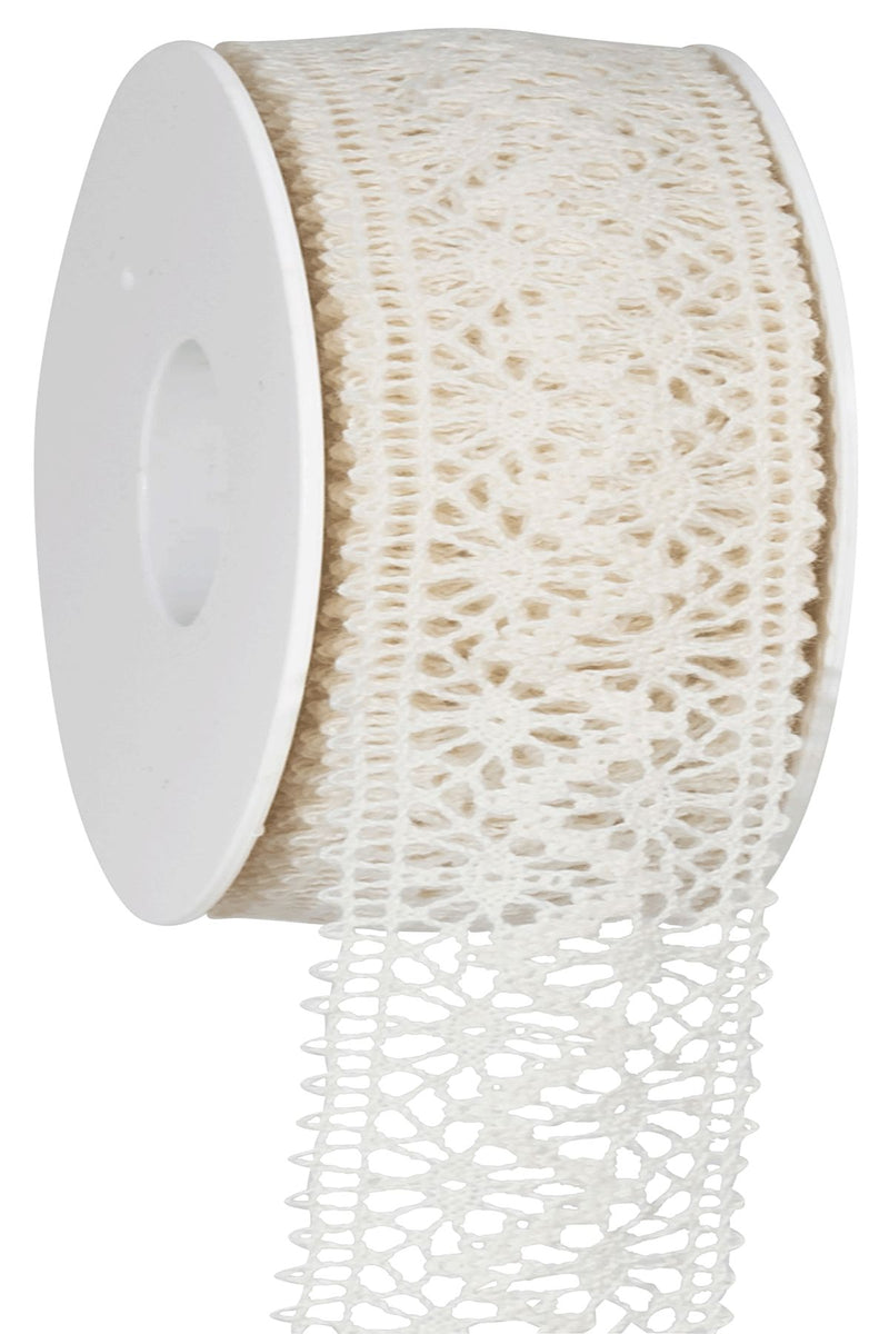 Taftband Spitze 2m | Creme