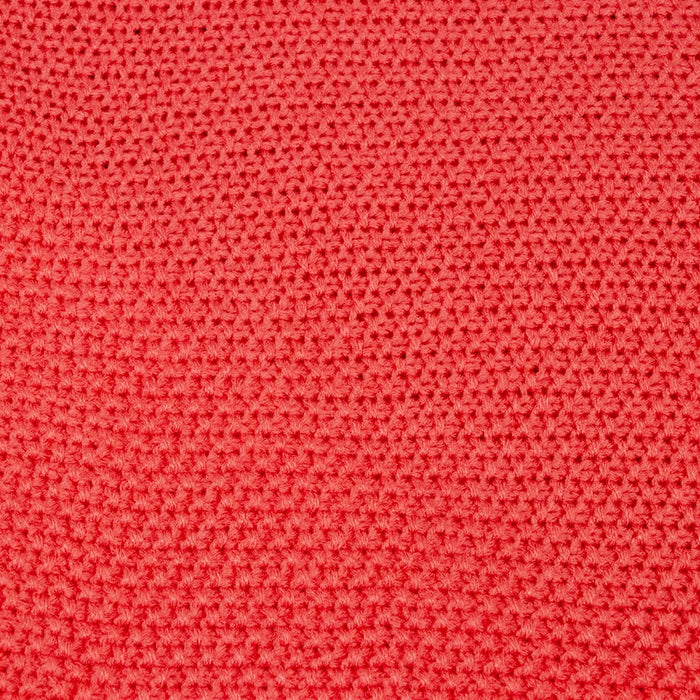 XL Strick Dreieckstuch - Schal  200 x 80 cm | Koralle