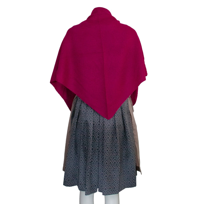 XL Strick Dreieckstuch - Schal  200 x 80 cm | Taupe