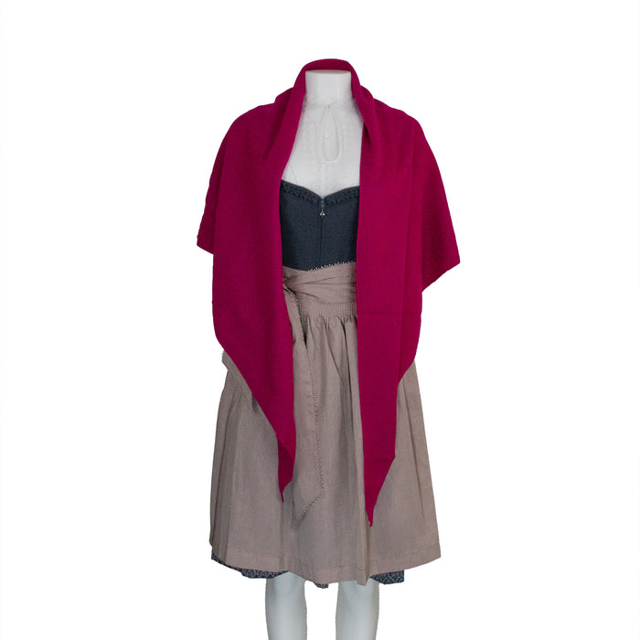 XL Strick Dreieckstuch - Schal  200 x 80 cm | Taupe