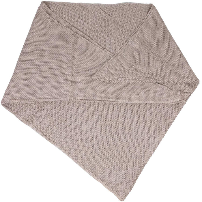 XL Strick Dreieckstuch - Schal  200 x 80 cm | Taupe