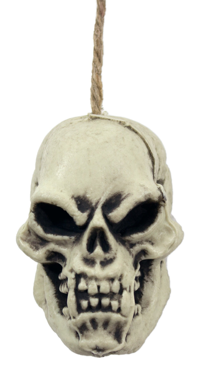 XXL Knochen und Totenkopf Girlande - 180 cm | Gruselige Party Halloween Dekoration