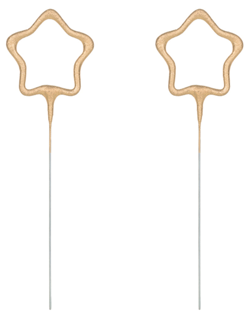 2 Wunderkerzen "Golden Stars" | Sterne