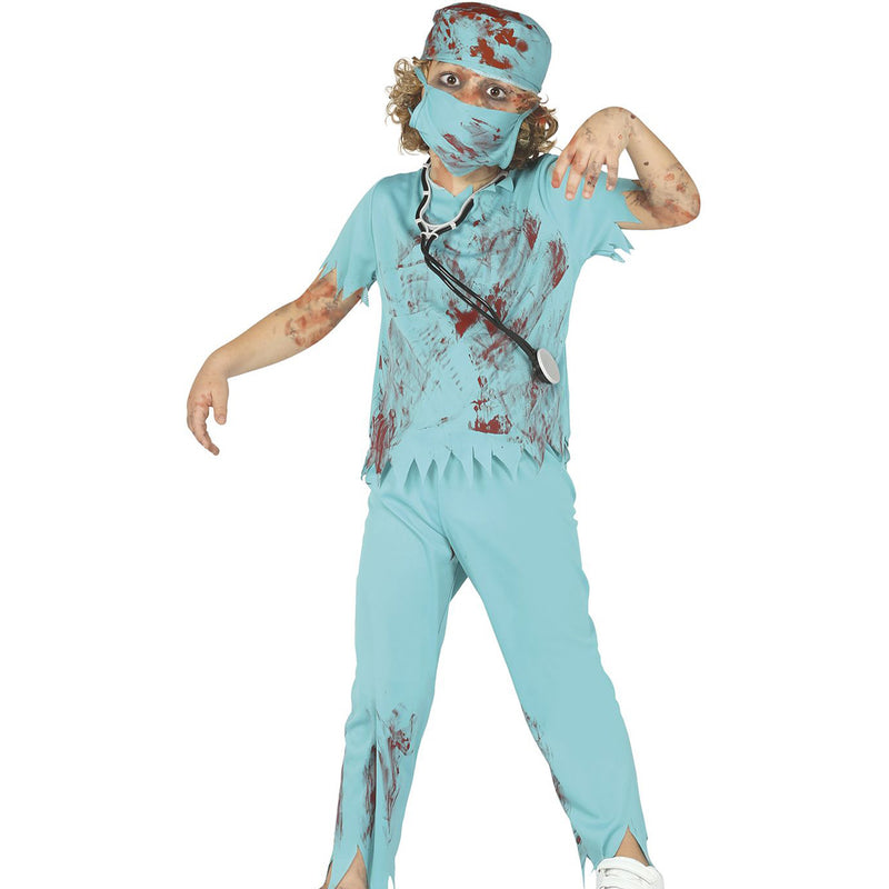 "Zombie Chirurg" Kostüm für Kinder | 5-tlg.