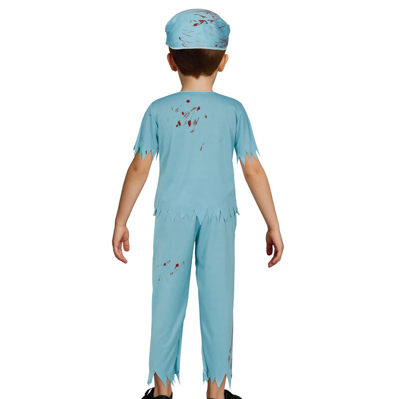 "Zombie Chirurg" Kostüm für Kinder | 5-tlg.