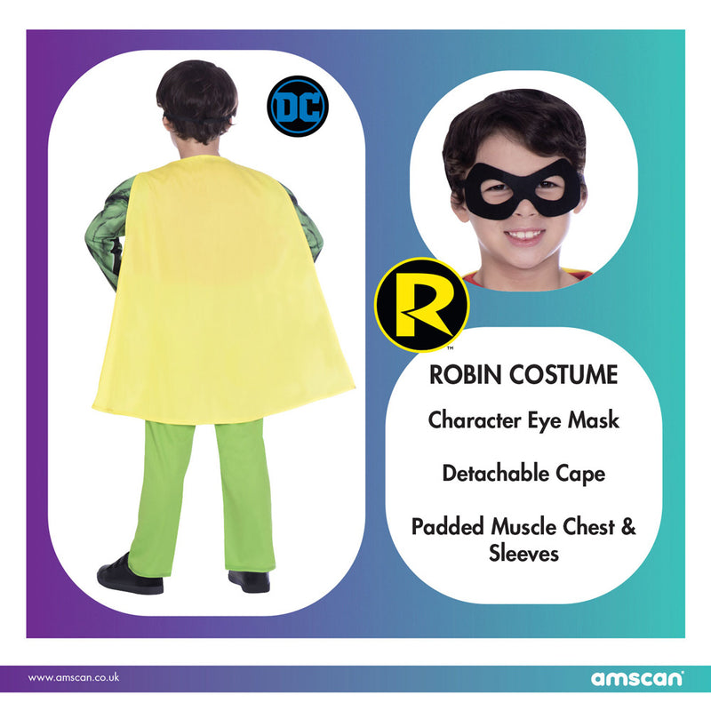 Superhelden Kostüm "Robin" für Jungen - Classic | DC Super Heroes Kinderkostüm