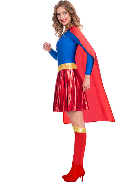 Supergirl Kostüm für Damen - Classic | Superhelden DC Heroes Film Cosplay Partykostüm