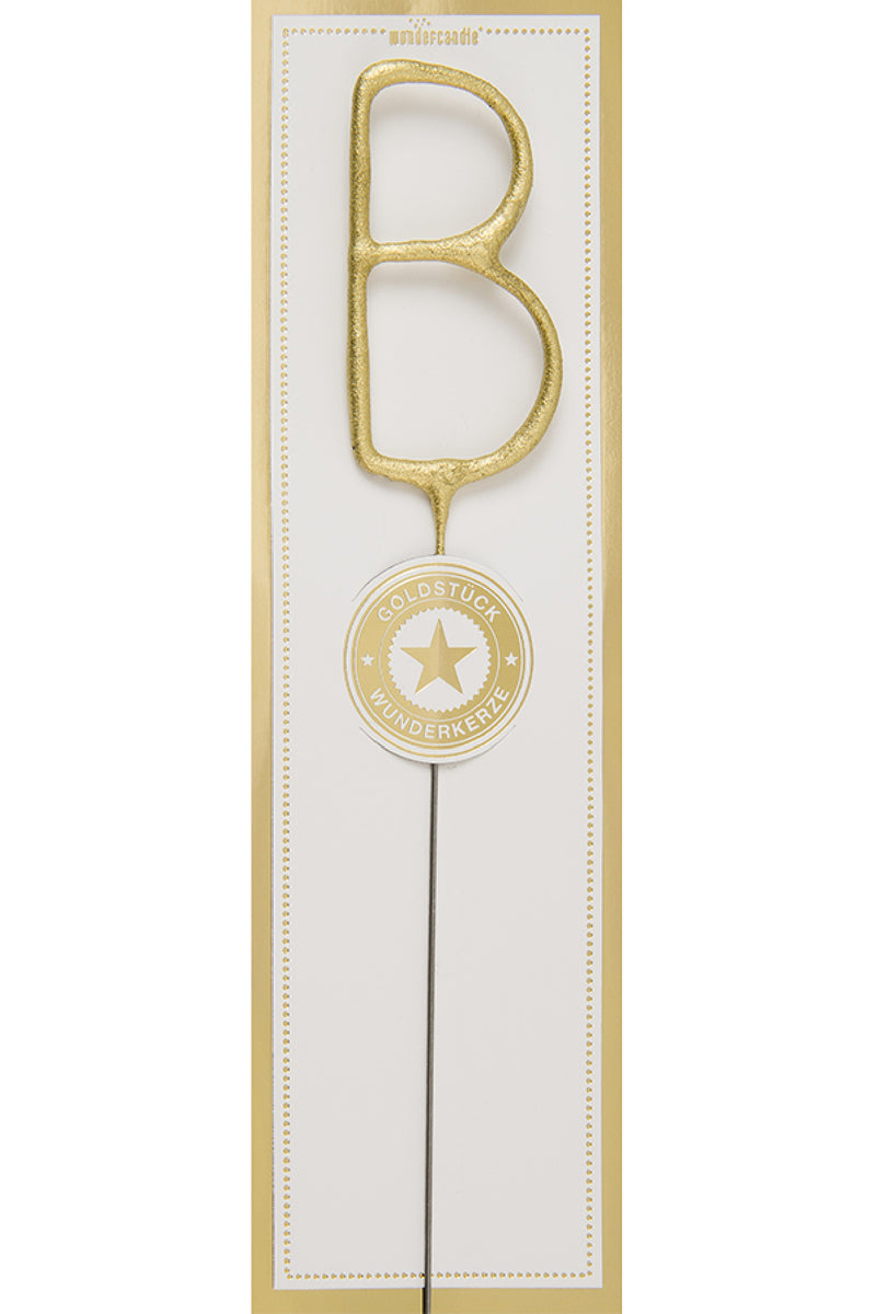 Wunderk. Buchstabe Classic  B  6,5cm 35s | Gold