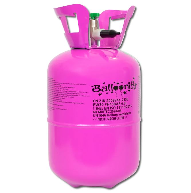 Ballongas Flasche mit Helium | für 30 Ballons