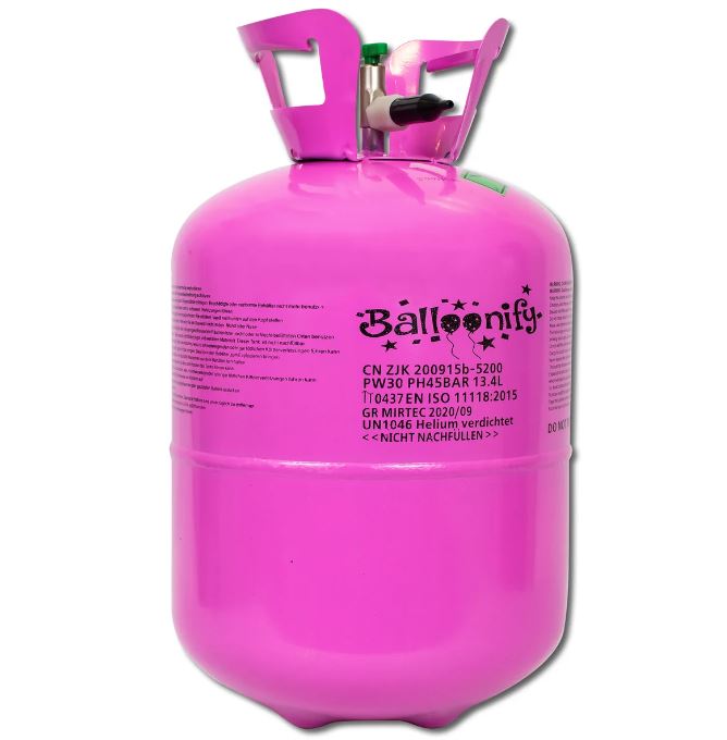 Ballongas Flasche mit Helium | für 50 Ballons