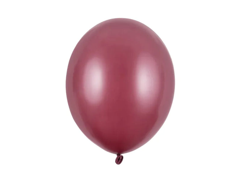 50 Stk. Luftballon Ø30cm "Uni Metallic" | Braun