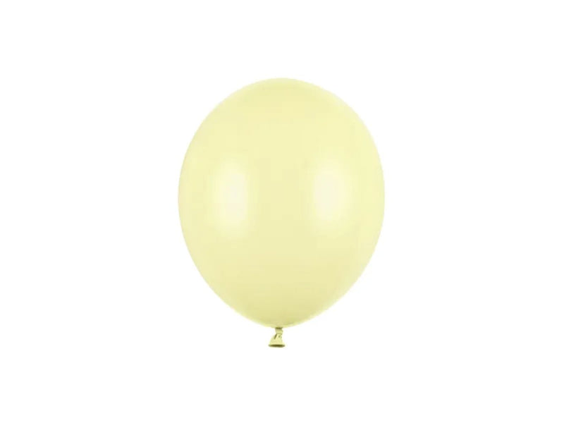 100 Stk. Luftballon Ø12cm "Uni Pastell" | Light Yellow