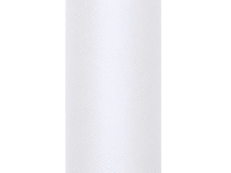 Dekostoff Tüll 0,15m x 9m Weiß