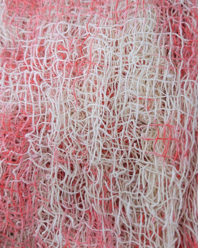 Dekostoff Lumpenstoff 190 cm - Halloween Dekoration | Blutig Rot