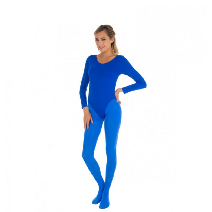 Body Langarm Blau Gr. 36-40