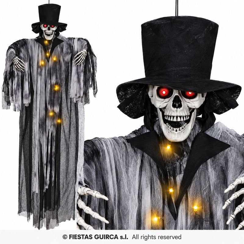 Halloween Figur "Skelett Bräutigam" Animiert | 180 cm - Licht