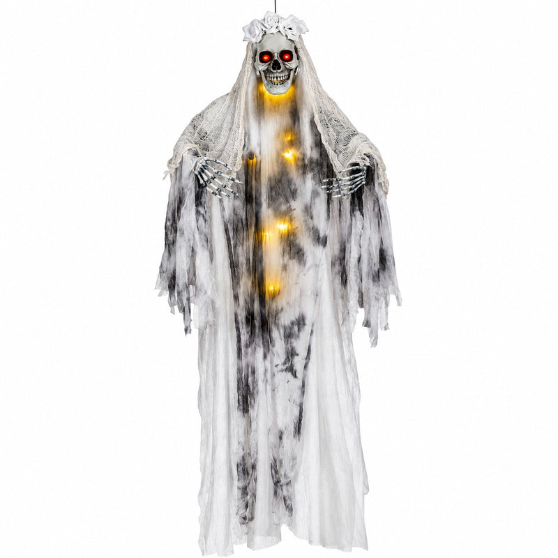 Halloween Figur "Skelett Braut" Animiert | 180 cm - Licht